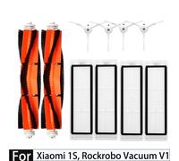 Pièces de rechange pour Xiaomi 1S, Rockrobo Vacuum V1, Roborock S4 S5 S6, SDJQR01RR, SDJQR02RR, brosse latérale principale, filtre Hepa 4PCS