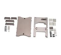 Pièces de Rechange RC Car, Support de Servomoteur en Alliage Aluminium, Couleur Titane - Durabilité et Haute Performance, Pour MN D90 MN98