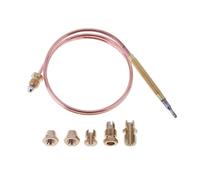 Pièces de rechange universelles for thermocouples à gaz for cheminée et cuisinière - 1 5 pièces, longueur 60 cm/120 cm avec composants fixes for brûleur chauffage(120cm 3 PCS)