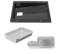 Pièces de rechange Weber Spirit 200 Series E210 E220, grill bien huilé avec bac d'évacuation inox 83156 et doublure alu 6415