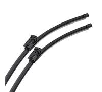 Pièces de remplacement Compatible Avec VW Pour Golf 5 2005 2006 2007 2008 2009 2010-2012 24"+19" Balais D'essuie-glace Avant LHD Pare-brise Fenêtre Brosses De Pluie Bouton Poussoir