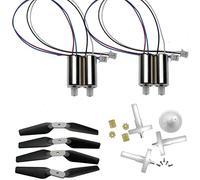 Pièces de Remplacement compatibles E88 Drone Pièces Compatible avec Plier E525 LS-E525 RC Quadcopter Arms Motors Properque(Plug Motor 8MM7T YPP)