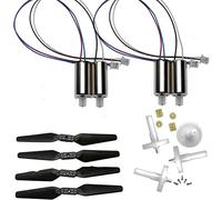 Pièces de Remplacement compatibles E88 Drone Pièces Compatible avec Plier E525 LS-E525 RC Quadcopter Arms Motors Properque(Plug Motor 8MM7T LPP)