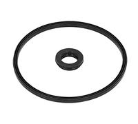 Pièces de remplacement d'anneau de scellage de joint en silicone Accessoires de couvercle de mélangeur pour la prévention des fuites de tasse de presse (Anneau d'étanchéité / 2pcs)