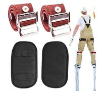 Pièces de remplacement de la cloison sèche - Kit de sangle en nylon robuste, bande de sécurisation réglable | Remplacement des accessoires sur pilotis avec des boucles solides idéales pour peindre la