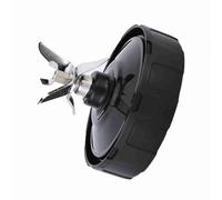 Pièces de Remplacement du Mélangeur, Vane/Wing d'extracteur en Acier Inoxydable304 + ABS, Haute dureté 3,9 * 3,9 *,5 Pouces pour Les Restaurants Blender (Sept roueurs)