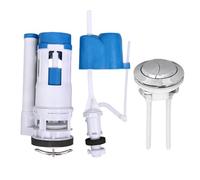 Pièces de remplissage de WC, kit de réparation de réservoir d'eau, valve de chasse d'eau, kit de bouton de chasse d'eau avec kit de rénovation (20 mm)