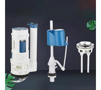 Pièces de remplissage pour WC, kit de réparation de réservoir de chasse d'eau, vanne de vidange, ensemble de boutons pour la rénovation de la chasse d'eau (24 MM)