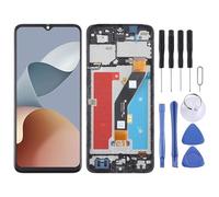 Pièces de réparation des téléphones Portables pour ZTE Blade A34 LCD Digitizer Un assemblage Complet avec Cadre (Noir)