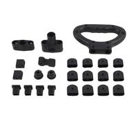 Pièces de réparation pour chariot de camping pliable à plat, ensemble en plastique pour entretien et remplacement de chariot de chariot extérieur, compatible avec les types de roues