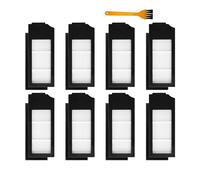Pièces de sacs à poussière de filtre de récipient de poussière de tissu de vadrouille de brosse latérale principale d'aspirateur, compatibles for Ecovacs Deebot X1 OMNI/TURBO (Color : Set8)