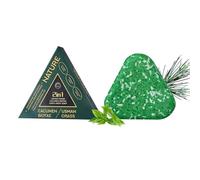 Pièces de savon de bain | Shampooing cheveux et nettoyant doux 2 en 1 - Savon naturel triangulaire, pour voyage d'affaires, voyage, camping, maison, salle de bain, douche