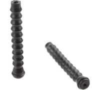 Elvedes 0.8-1.2 Mm Cable Protective Rubber 25 Units Argenté