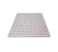 Pièces de Table optique expérimentale magnétique en acier inoxydable, plaque Plate, épaisseur 8mm, espacement des trous 25x25MM, 1 pièce(200x200MM)
