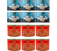 Pièces de thon à l'huile La Perla ou Adria 1705g 6er Pack