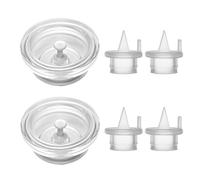 Pièces de tire-lait manuels en silicone avec membrane et valve à bec de canard compatibles avec les tire-lait Avent - Accessoires de rechange pour pompe à vent manuel SCF330/SCF430