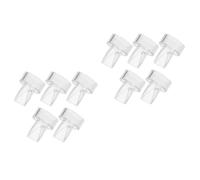 Pièces de Tire-lait Valves à Bec de Canard en Silicone 10 Pièces | Surface Polie sans Bavure, Usage Stockage et Entretien, pour Biberons D’allaitement Maternel