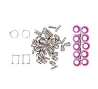 Pièces de Torche de Coupeur de Plasma Ensemble de Buses d'électrode Kit de Remplacement de Consommables de Coupe en Céramique en Laiton Durable pour Torche de Soudage AG60 SG55 54