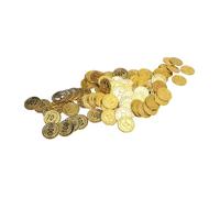 Pièces de Trésor, Pièces de Simulation de Texture Exquises 100pcs Thème de Fête Polyvalente pour Les Accessoires de Scène (100 pièces de dénomination)