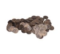 Pièces de Trésor, Pièces de Simulation de Texture Exquises 100pcs Thème de Fête Polyvalente pour Les Accessoires de Scène (Pièces de Pirate de Bronze Antique)