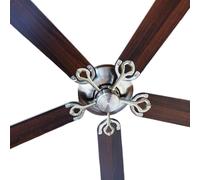 Pièces de ventilateur de plafond - Pièces détachées en d'aluminium | Pack de 5 ailes d'accoudoirs | Support pour salon, chambre à coucher, réparation d'entretien intérieur et extérieur, access