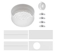 Pièces de ventilation du séchoir de tuyau à air chauffant, kit de fenêtre de ventilation pour les séchoirs, plaques d'étanchéité des fenêtres | Accessoires de sécheuse, connexion de sèche-linge pour l