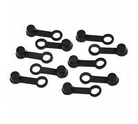 Pièces de vis 10 Pièces/Ensemble Bouchons De Purge Graisse Frein Moto Bouchon Noir Mamelon À Vis Couvercle D'étrier Valve en Caoutchouc