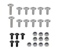 Pièces de vis 25 Pièces en Acier Inoxydable Boulon De Garde-Boue Vis Écrou Kit Matériel Montage pour Y-AMAHA pour Banshee 350 1987-2006 2005 2004 2003 2002 2001 2000 1999 1998