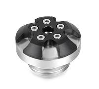 Pièces de vis M19 * 2.5 Bouchon D'huile Moteur De Moto CNC Vis Couvercle Remplissage pour pour Versys 1000 Abs Z1000sx Z1000 Z800 Z900(Silver)