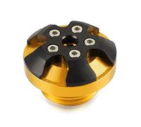 Pièces de vis M19 * 2.5 Bouchon D'huile Moteur De Moto CNC Vis Couvercle Remplissage pour pour Versys 1000 Abs Z1000sx Z1000 Z800 Z900(Gold)