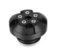 Pièces de vis M19 * 2.5 Bouchon D'huile Moteur De Moto CNC Vis Couvercle Remplissage pour pour Versys 1000 Abs Z1000sx Z1000 Z800 Z900(Nero)