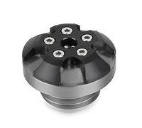 Pièces de vis M19 * 2.5 Bouchon D'huile Moteur De Moto CNC Vis Couvercle Remplissage pour pour Versys 1000 Abs Z1000sx Z1000 Z800 Z900(Grey)