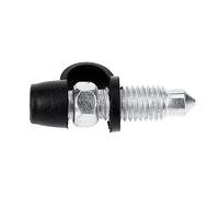 Pièces de vis Universel Multi-Taille Moto Auto Voiture Pompe De Frein Étrier Purge Échappement Vis Mamelon pour pour H-Onda(7X1MM Silver)