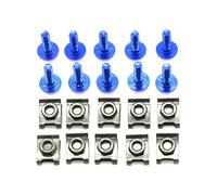 Pièces de vis Vis De Carénage Moto Clips Fixation Corps Ressort Écrou Boulons Kit pour Y-AMAHA XJ900R FZ400 R FJ600 FZ600 RD500 SRX600 FZ750(Turquesa)