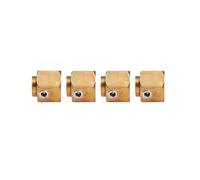 Pièces de voiture Adaptateur De Moyeu Hexagonal En Laiton Plus Lourd 12MM, 4 Pièces, Pour Chenille Traxxas TRX4 TRX6 1/10 RC(9mm)