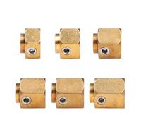 Pièces de voiture Adaptateur De Moyeu Hexagonal En Laiton Plus Lourd 12MM, Pour Chenille Traxxas Pour TRX4 Pour TRX6 1/10 RC(6mm)
