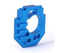 Pièces de Voiture RC Compatible avec Arrma pour Granite pour Grom 1/18 RC Cars Pièces De Mise À Niveau Accessoires Dissipateur Thermique en Métal Support Moteur Réglable(Blue)