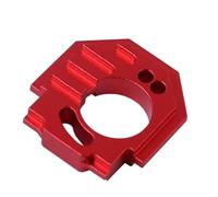 Pièces de Voiture RC Compatible avec Arrma pour Granite pour Grom 1/18 RC Cars Pièces De Mise À Niveau Accessoires Dissipateur Thermique en Métal Support Moteur Réglable(Red)