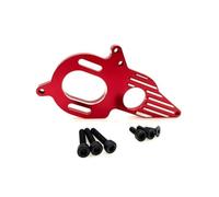 Pièces de Voiture RC Compatible avec Arrma pour Granite pour Mega pour Typhon pour Big pour Rock pour Senton 1/10 RC Cars Pièces De Mise À Niveau Support De Moteur Réglable en Métal(Red)