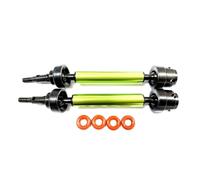 Pièces de Voiture RC Compatible avec ARRMA pour SENTON 3S 1/10 RC, Pièce De Voiture, Accessoires De Voiture RC, Pièces De Rechange, 2 Pièces en Acier pour Joint D'entraînement Universel(Yellow)