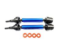 Pièces de Voiture RC Compatible avec ARRMA pour SENTON 3S 1/10 RC, Pièce De Voiture, Accessoires De Voiture RC, Pièces De Rechange, 2 Pièces en Acier pour Joint D'entraînement Universel(Blue)