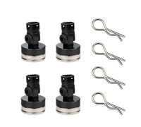 Pièces de Voiture RC Compatible avec Axial SCX10 pour Traxxas TRX4 D90 D110 pour HSP pour Drift 1/10 RC Car Body Posts Magnet Invisible Fix Mount with Clip(Black)