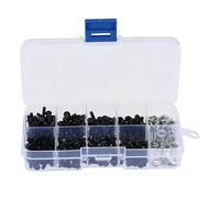 Pièces de Voiture RC Compatible avec HSP pour Traxxas pour Tamiya pour HPI pour Kyosho D90 SRC10 Télécommande 1/10 Pièces De Voiture RC Coffret De 180 Vis