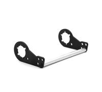 Pièces de Voiture RC Compatible avec Tamiya pour CW01 pour Chassis De Voiture RC, Pièces De Mise À Niveau, Accessoires, Plaque De Tour De Choc Arrière en Métal, Support D'amortisseur