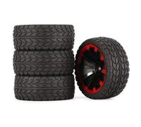 Pièces de Voiture RC Compatible avec Tamiya pour TT01 TT02 TA06 XV01 PTG-2 pour HPI WR8 pour Kyosho 1/10 RC pour Pneus De Voiture De Course sur Route Touring Drift Car Tyre Wheel