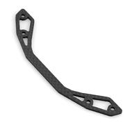 Pièces de Voiture RC Compatible avec Tamiya XV01 XV-01 Pièces De Mise À Niveau De Voiture RC 1/10 Accessoires Plaque De Support De Pare-Chocs en Fibre De Carbone
