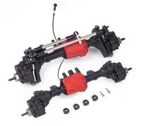 Pièces de Voiture RC Compatible avec Traxxas pour TRX4 1/10 pour Voiture À Chenilles, Pièces De Rechange Et Mises À Niveau, Essieux De Portail Avant Et Arrière en Métal pour Voiture RC