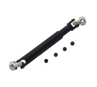 Pièces de Voiture RC pour Axial pour SCX10 AX10 pour Tamiya CC01 D90 TF2 1/10 RC pour Rock Crawler Joint d'arbre De Transmission en Aluminium CVD 103-150 Mm Pièces Mise À Niveau(Black)