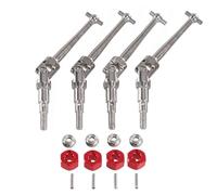 Pièces de voiture RC Pour MJX Pour Hyper Pour Go 1/16 16207/8/9/10 H16 H16BM H16PL 1/14 14210 H14bm RC Voiture Écrou D'accouplement En Métal CVD Pièces D'arbre De Transmission Accessoires(Red)