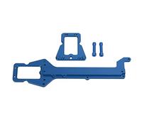 Pièces de Voiture RC, Remplacement de Châssis Supérieur en Alliage RC Exquis de Haute Résistance pour Voiture 1/18 (Blue)